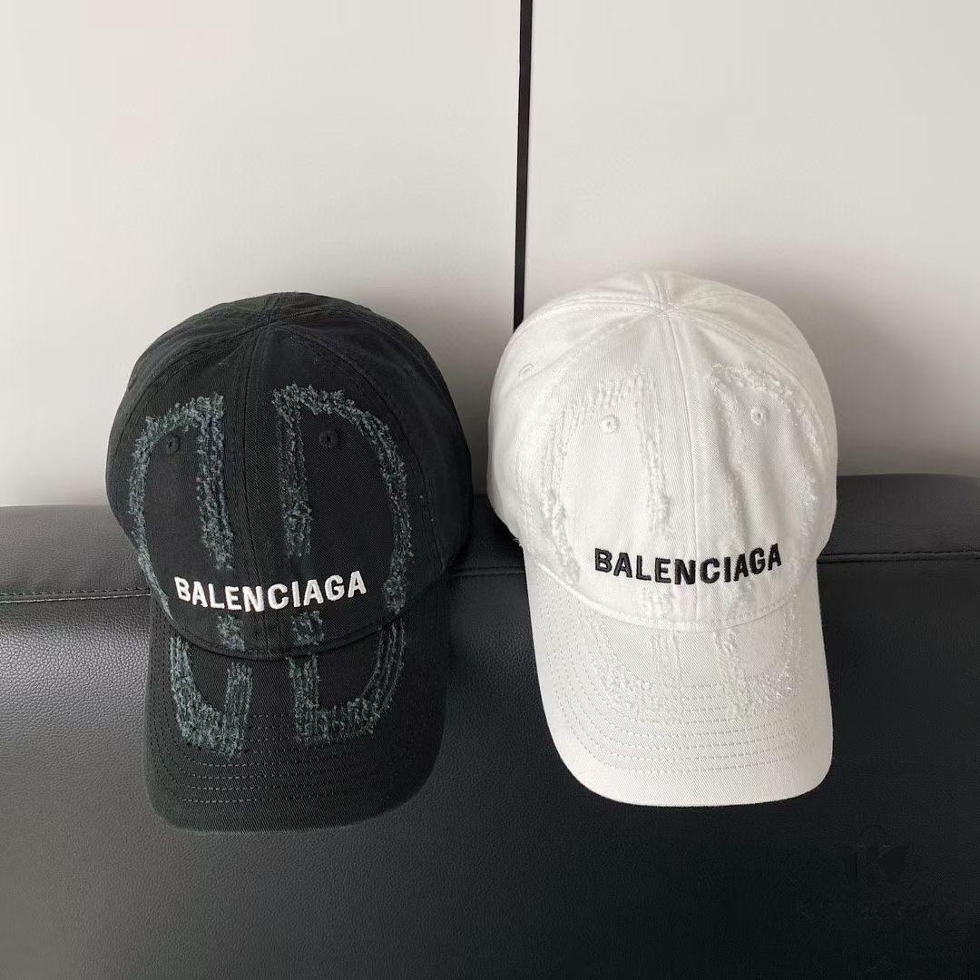692fbbbd99f2d84055c87b85 BALENCIAGA Destroyed Baseball Cap