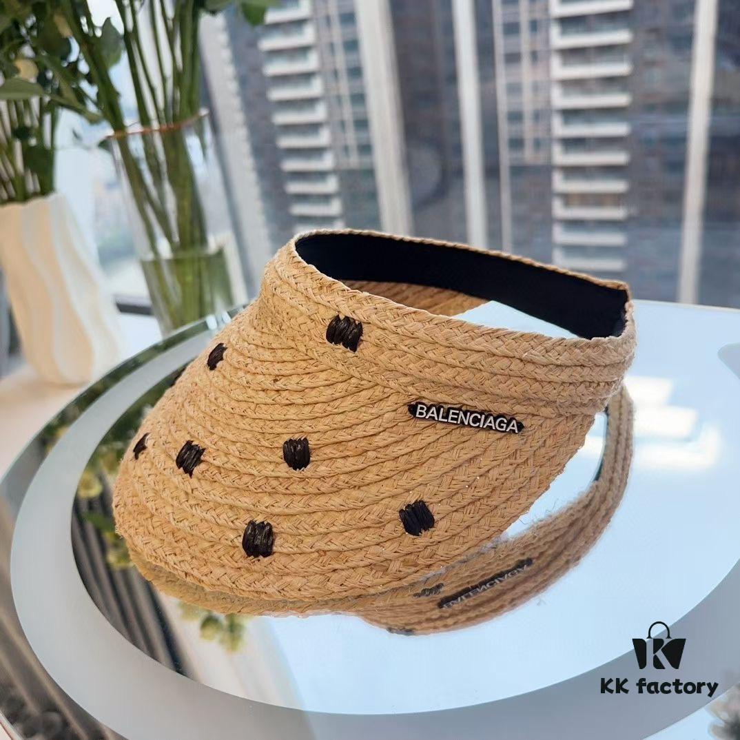 692fbbbf99f2d84055c87b87 Balenciaga New Ethnic Style Sun Hat in Braided Straw