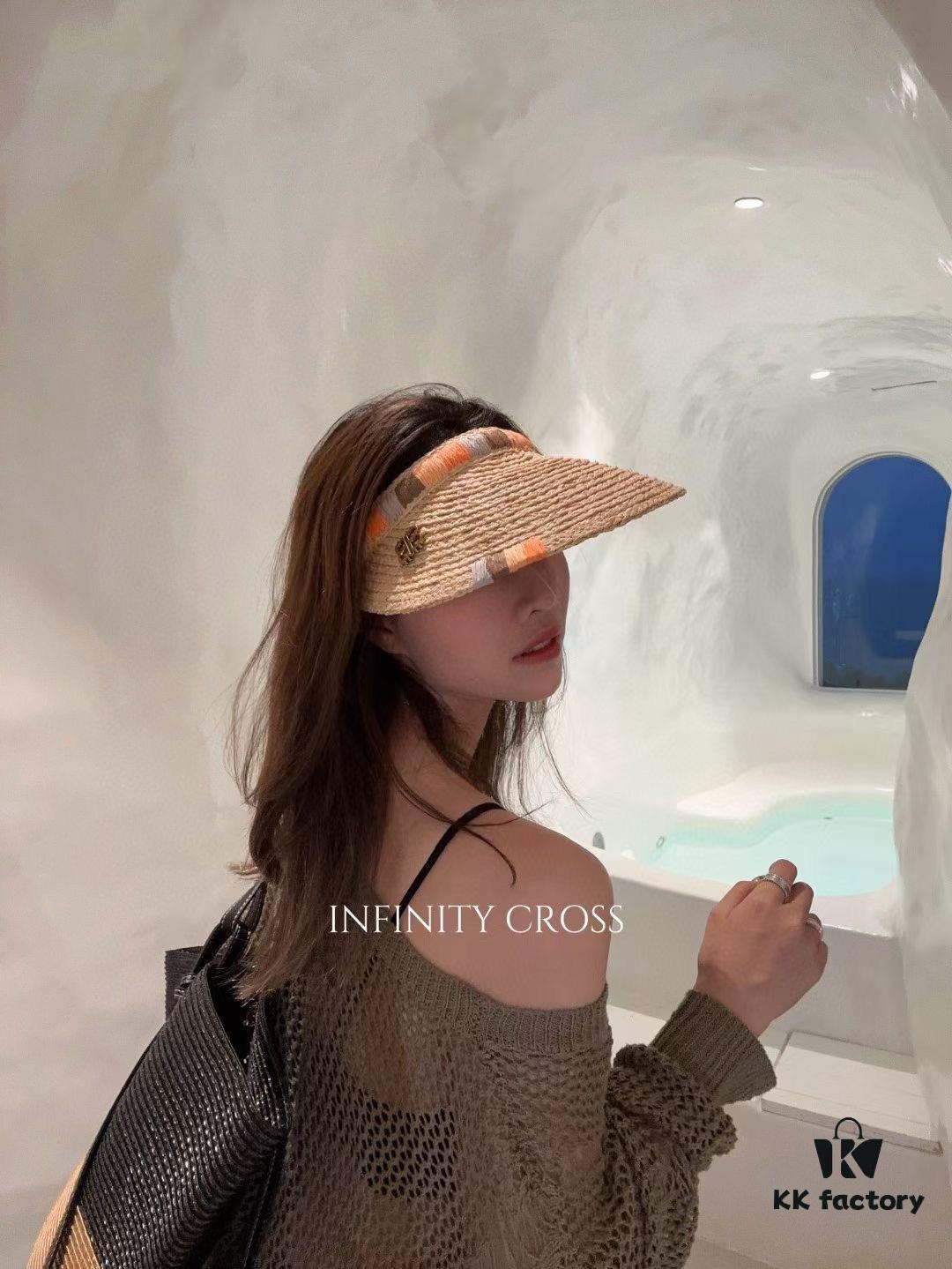 Balenciaga New Ethnic Style Sun Hat Straw Weaving Fedora