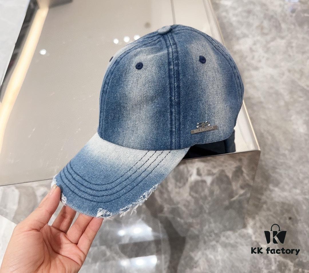 692fbc1b99f2d84055c87bd0 BALENCIAGA 🆕 Spring New Arrival Stylish Baseball Cap, High-Quality Denim Fabric, Excellent Breathability, Suitable for All Seasons