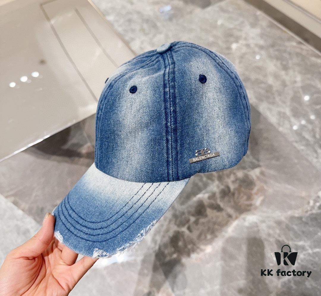 692fbc2399f2d84055c87bd7 BALENCIAGA 🆕 Spring New Arrival Stylish Baseball Cap, High-Quality Denim Fabric, Excellent Breathability, Suitable for All Seasons
