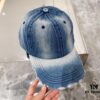 BALENCIAGA 🆕 Spring New Arrival Stylish Baseball Cap, High-Quality Denim Fabric, Excellent Breathability, Suitable for All Seasons