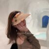 Balenciaga New Ethnic Style Sun Hat Woven Straw Cap