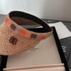 Balenciaga New Ethnic Style Sun Hat Woven Straw Cap