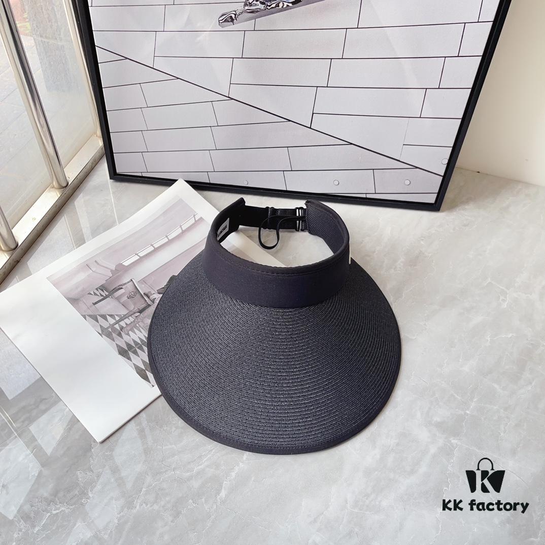 692fbcb399f2d84055c87c7d Balencia ~ New Straw Wide-Brimmed Open-Crown Hat