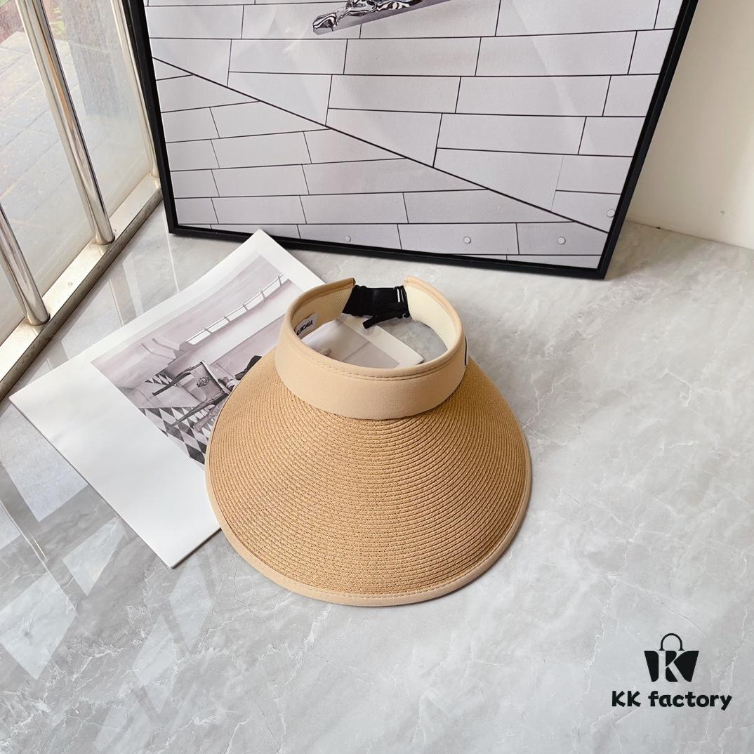 692fbcb799f2d84055c87c83 Balencia ~ New Straw Wide-Brimmed Open-Crown Hat