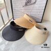 692fbcb899f2d84055c87c85 Balencia ~ New Straw Wide-Brimmed Open-Crown Hat