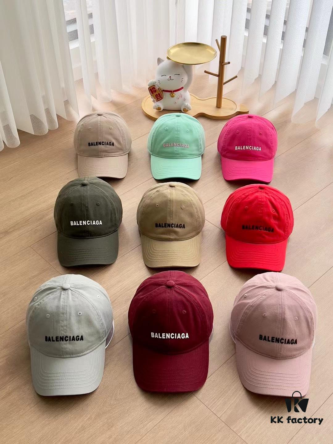 BALENCIAGA New Washed Baseball Cap, Fisherman Hat, Knit Cap