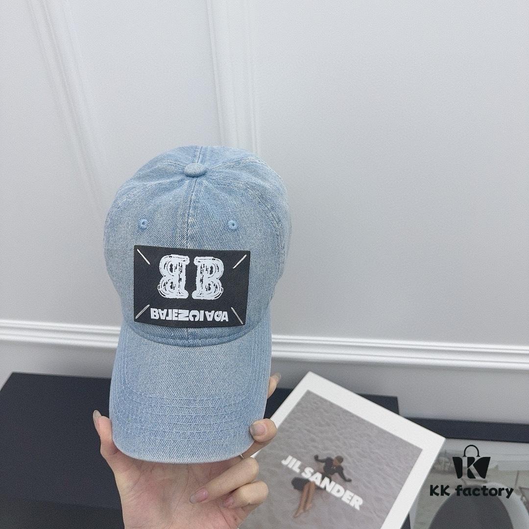 692fbd2199f2d84055c87d04 Balenciaga New Baseball Cap! Stylish Denim Fabric, Unisex Fisherman Cap, Knit Hat