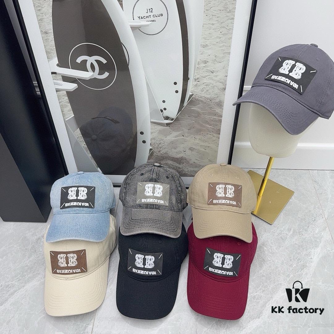 692fbd2799f2d84055c87d0c Balenciaga New Baseball Cap! Stylish Denim Fabric, Unisex Fisherman Cap, Knit Hat