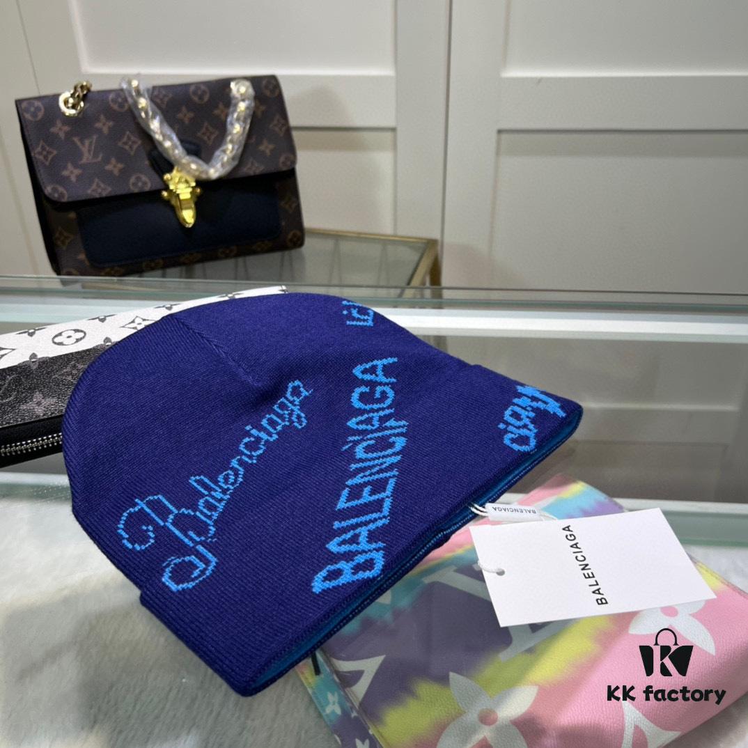 692fbd4d99f2d84055c87d32 Dust Bag Included Paris Fashion House Balenciaga Stock Available High-Quality Knit Beanie with Letter Logo for Autumn and Winter Unisex Warm Comfortable Elegant Style