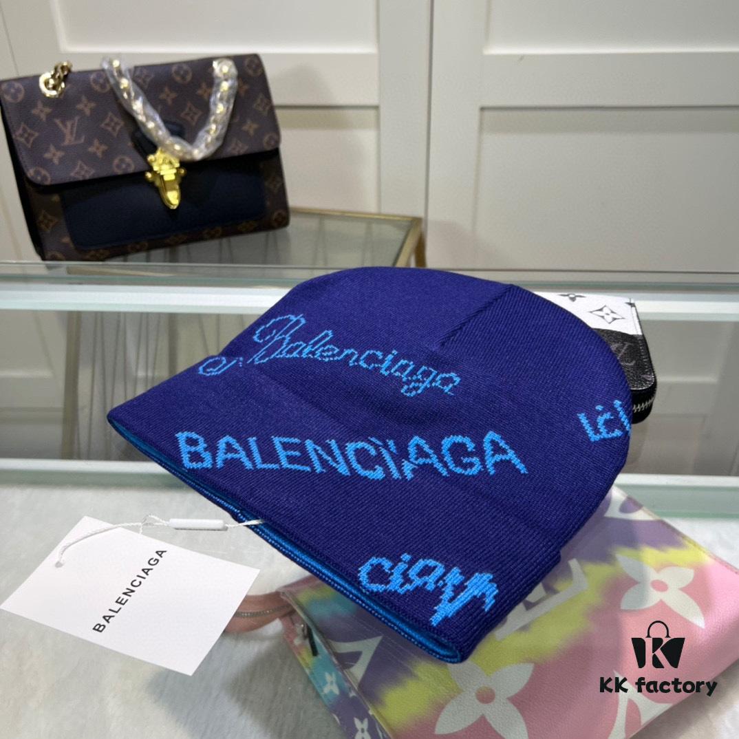 692fbd4d99f2d84055c87d33 Dust Bag Included Paris Fashion House Balenciaga Stock Available High-Quality Knit Beanie with Letter Logo for Autumn and Winter Unisex Warm Comfortable Elegant Style