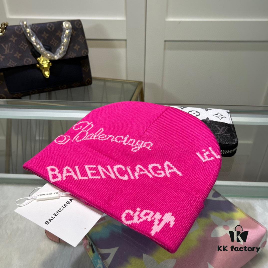 692fbd5399f2d84055c87d39 Balenciaga Logo Knit Beanie - Dust Bag Included