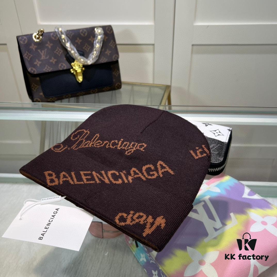 692fbd5499f2d84055c87d3a Balenciaga Logo Knit Beanie - Dust Bag Included