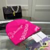 692fbd5499f2d84055c87d3b Balenciaga Logo Knit Beanie - Dust Bag Included
