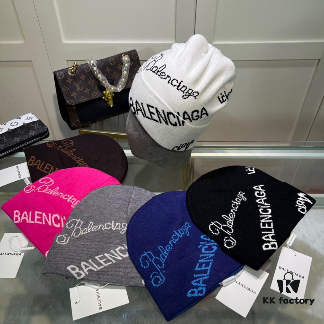692fbd5999f2d84055c87d3f Balenciaga Logo Knit Beanie - Dust Bag Included