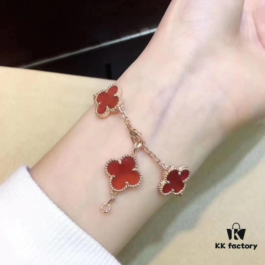 692fbe0a99f2d84055c87df6 Little Red Book Recommended Vca Four-Leaf Clover Lucky Five-Petal Bracelet 🍃