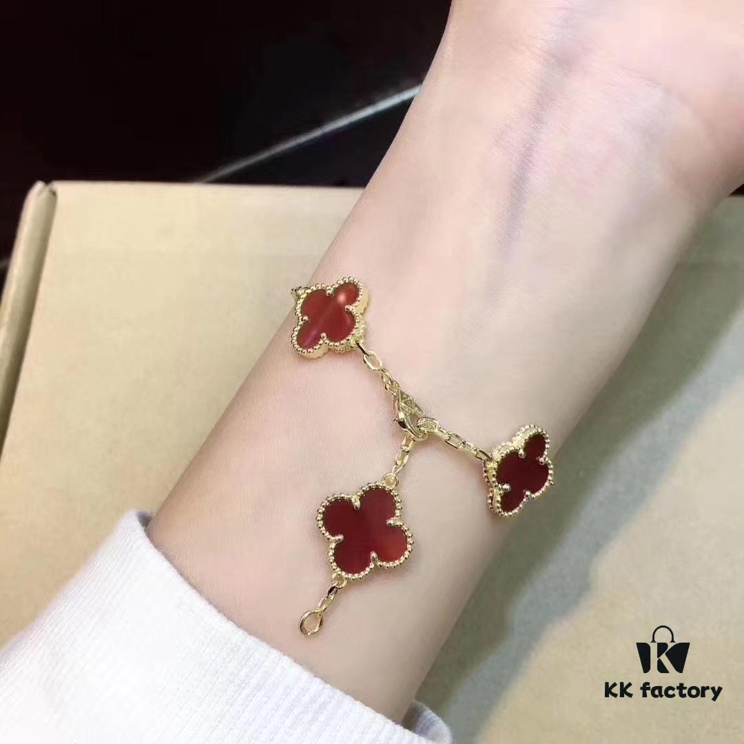692fbe0a99f2d84055c87df8 Little Red Book Recommended Vca Four-Leaf Clover Lucky Five-Petal Bracelet 🍃
