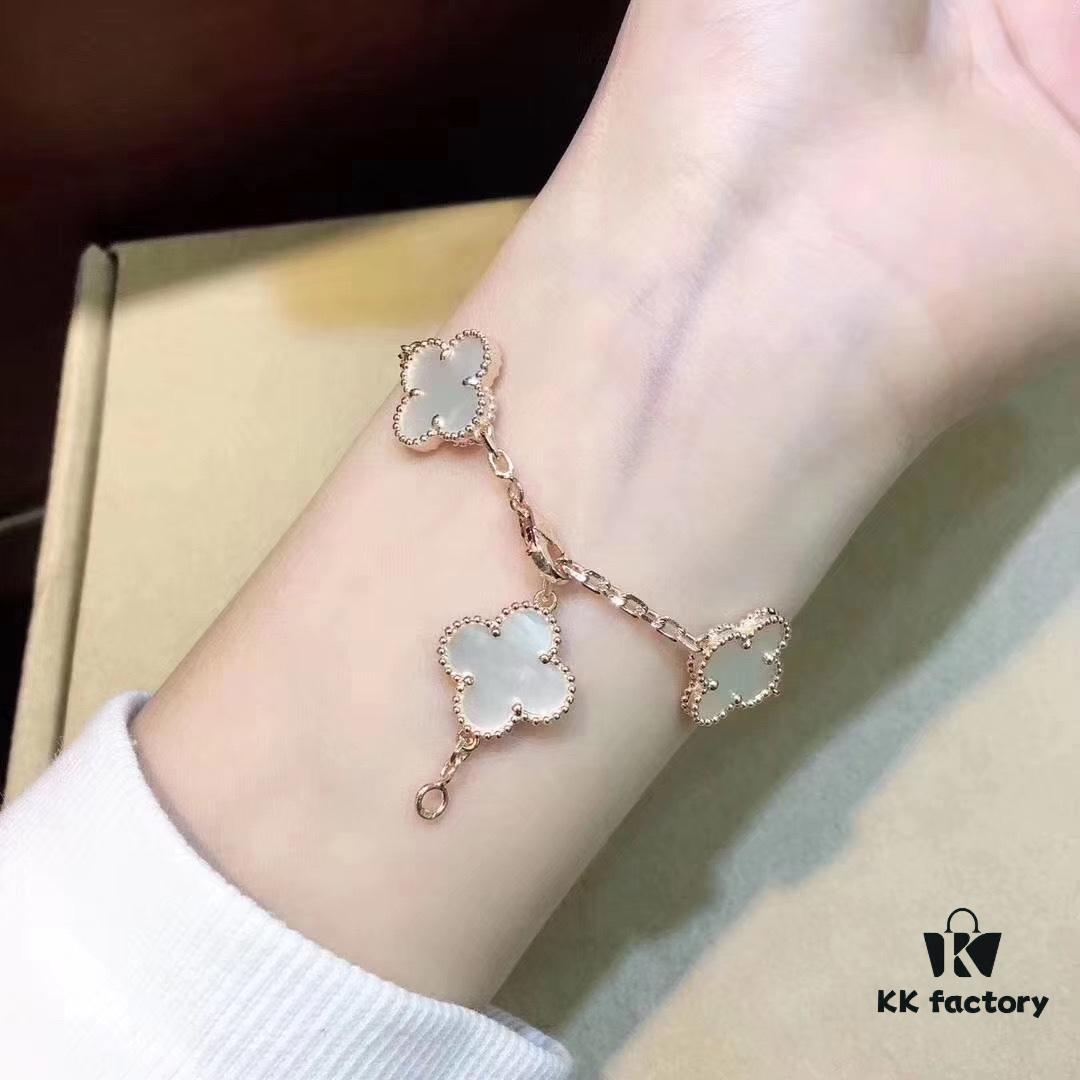 692fbe0a99f2d84055c87df9 Little Red Book Recommended Vca Four-Leaf Clover Lucky Five-Petal Bracelet 🍃