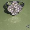 Van Cleef & Arpels Four-Leaf Clover VCA Full Diamond-Set Ring
