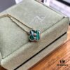 692fbe3699f2d84055c87e3f Van Cleef & Arpels Clover Diamond Necklace in Silver Version