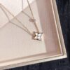 692fbe3999f2d84055c87e46 L VBlossom Series Diamond-Cut Sunflower Four-Leaf Clover Round Necklace