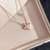 692fbe3a99f2d84055c87e48 L VBlossom Series Diamond-Cut Sunflower Four-Leaf Clover Round Necklace