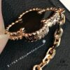 692fbe5299f2d84055c87e78 VCA Lucky Gray Pearl and Full Diamond Five-Leaf Clover Bracelet, Supreme Silver Version, Extremely Rare and Difficult to Produce