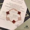 VCA Four-Leaf Clover Diamond-Paved Bracelet