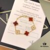 VCA Four-Leaf Clover Diamond-Paved Bracelet