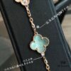 692fbe5c99f2d84055c87e84 VCA Lucky Gray Pearl and Full Diamond Five-Leaf Clover Bracelet, Supreme Silver Version, Extremely Rare and Difficult to Produce