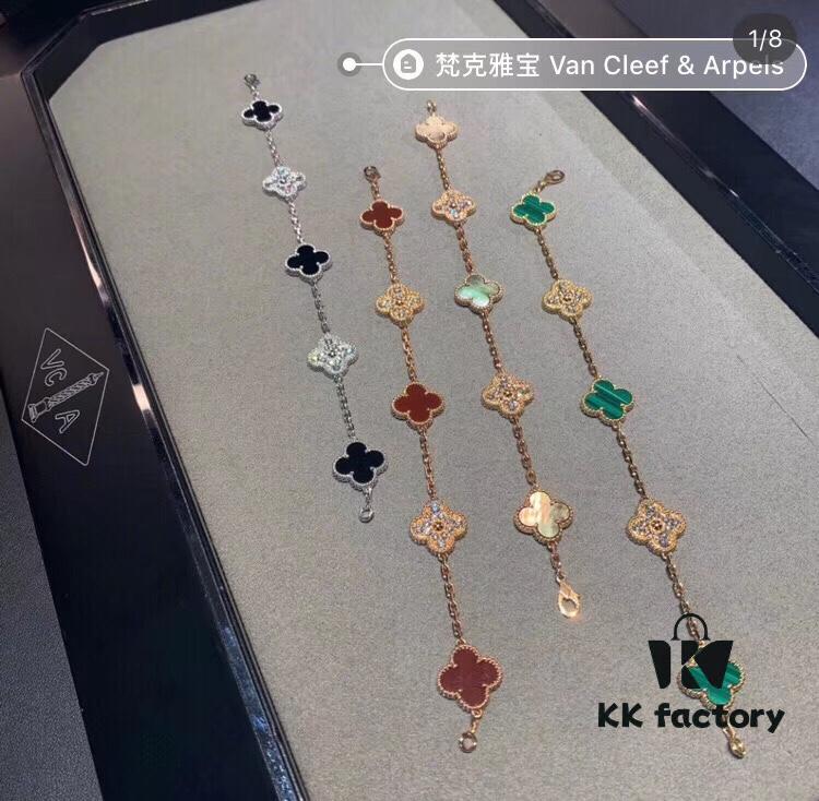 692fbe5c99f2d84055c87e85 Clover Five-Petal Bracelet, Ultra High-Quality Version