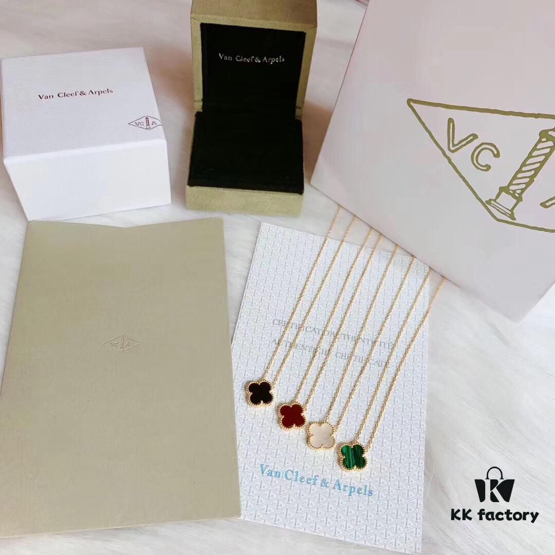 692fbe5f99f2d84055c87e8b Luxury Level Replica 👄 VCA Van Cleef & Arpels Classic Medium Four-Leaf Clover Necklace in Gold Tone!