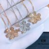 692fbe6e99f2d84055c87ea9 VCA Van Cleef & Arpels Frivole Series Micro-Pave Three-Leaf Clover Necklace and Bracelet, Stunning Design, Popular Among Influencers, Classic, Timeless, Elegant and Minimalist, 925 Sterling Silver with High-Cut Diamonds, A Must-Have for Every Woman, Exquisite Craftsmanship, Premium Quality