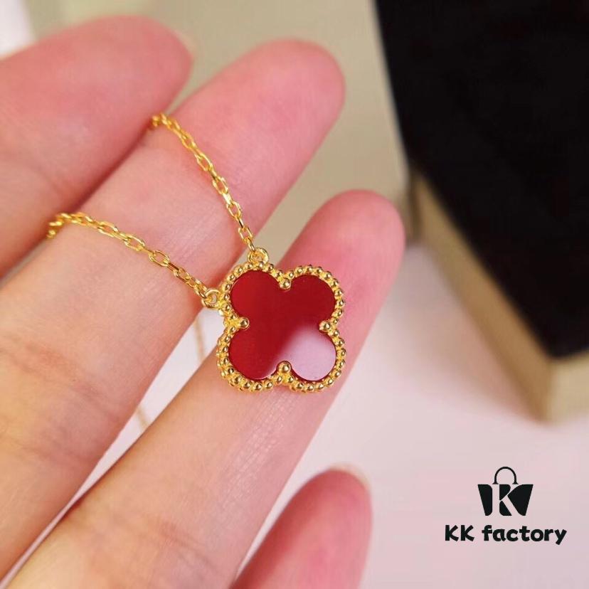 Apocalypse Version, Direct PK 18K Gold Clover Medium Necklace