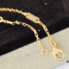 Vca Van Cleef & Arpels 2019 Christmas Limited Edition Blue Ceramic Diamond-Paved Clover Necklace