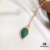 Van Cleef & Arpels Lucky Bangle Bracelet in Sterling Silver with Thick 18K Gold Plating, 4-Flower Mixed Design with Tiger's Eye, Carnelian, Malachite, and White Mother of Pearl