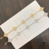 692fbe9799f2d84055c87ee2 VCA Full Diamond Five-Flower Clover Bracelet Extremely Difficult to Replicate