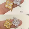 692fbe9b99f2d84055c87ee5 VCA Full Diamond Five-Flower Clover Bracelet Extremely Difficult to Replicate