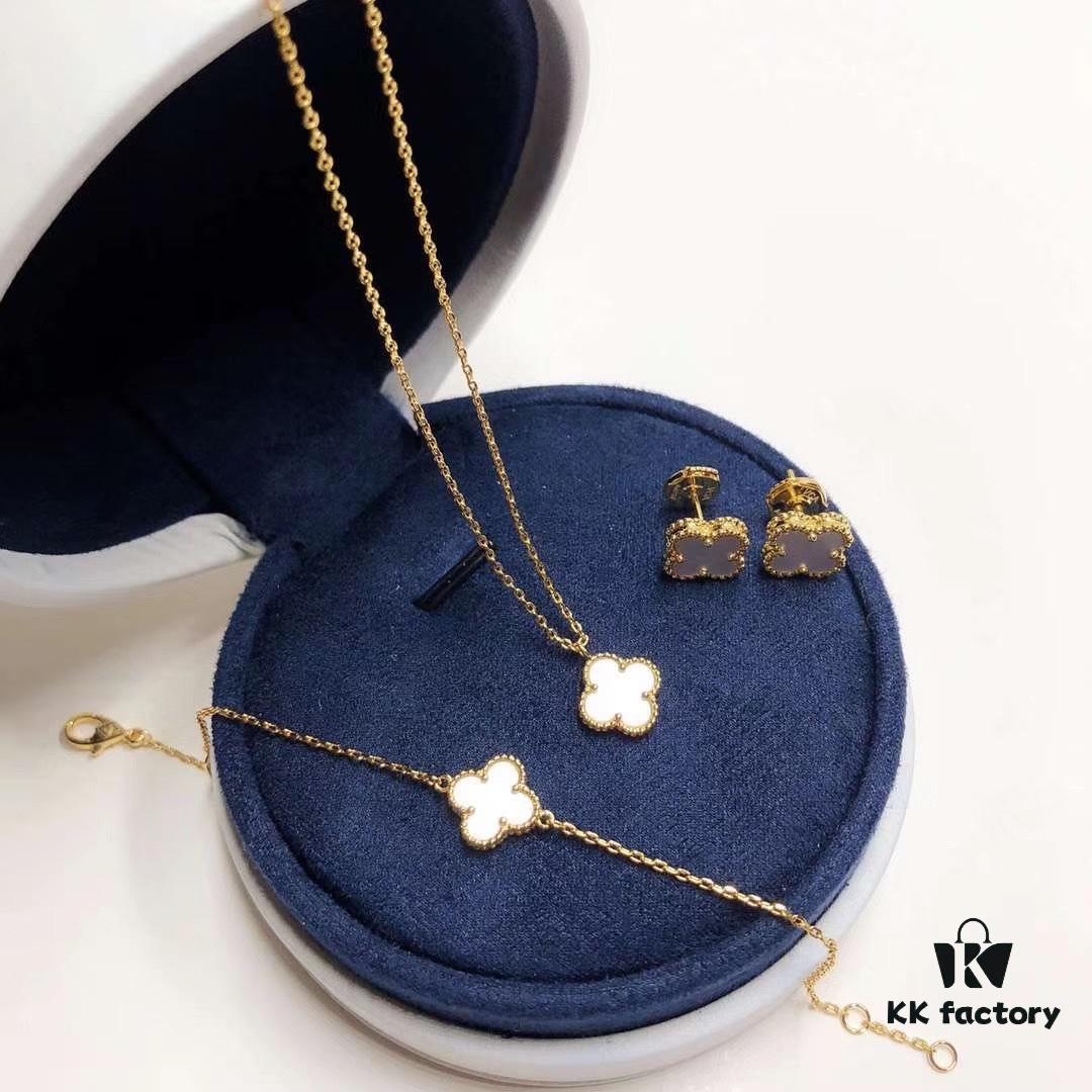 692fbe9f99f2d84055c87eeb Van Cleef & Arpels Mini Alhambra ✨ Sterling Silver with 18K Rose Gold Plating, Inlaid with Selected Natural Mother of Pearl