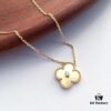 692fbead99f2d84055c87f05 Van Cleef & Arpels Vintage Alhambra Christmas Collection, 18K Yellow Gold with Golden Mother-of-Pearl and Diamond Accent