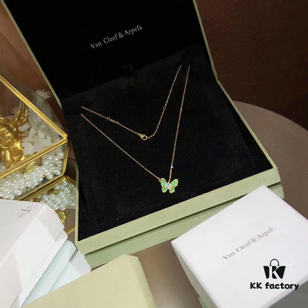 692fbeba99f2d84055c87f19 Seiko Version 👼 Van Cleef & Arpels Popular VCA Full Diamond Butterfly Necklace 😍