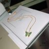 692fbebb99f2d84055c87f1a Seiko Version 👼 Van Cleef & Arpels Popular VCA Full Diamond Butterfly Necklace 😍
