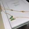 692fbebc99f2d84055c87f1b Seiko Version 👼 Van Cleef & Arpels Popular VCA Full Diamond Butterfly Necklace 😍