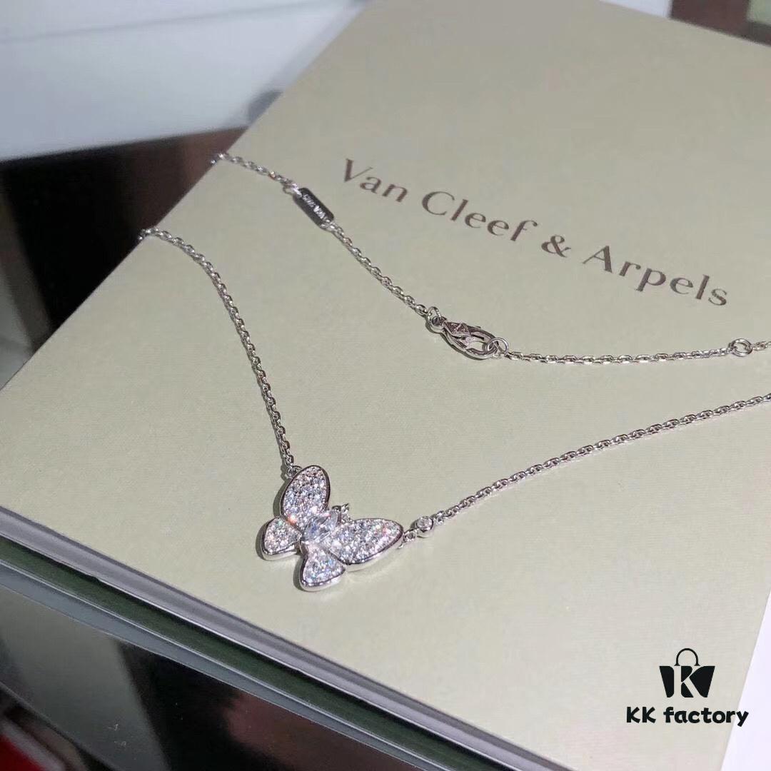 692fbec499f2d84055c87f27 Seiko Version Van Cleef & Arpels VCA Full Diamond Butterfly Necklace