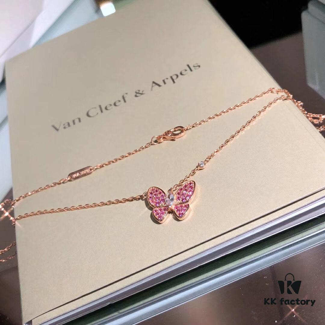 692fbec599f2d84055c87f29 Seiko Version 👼 Van Cleef & Arpels Popular VCA Full Diamond Butterfly Necklace 😍