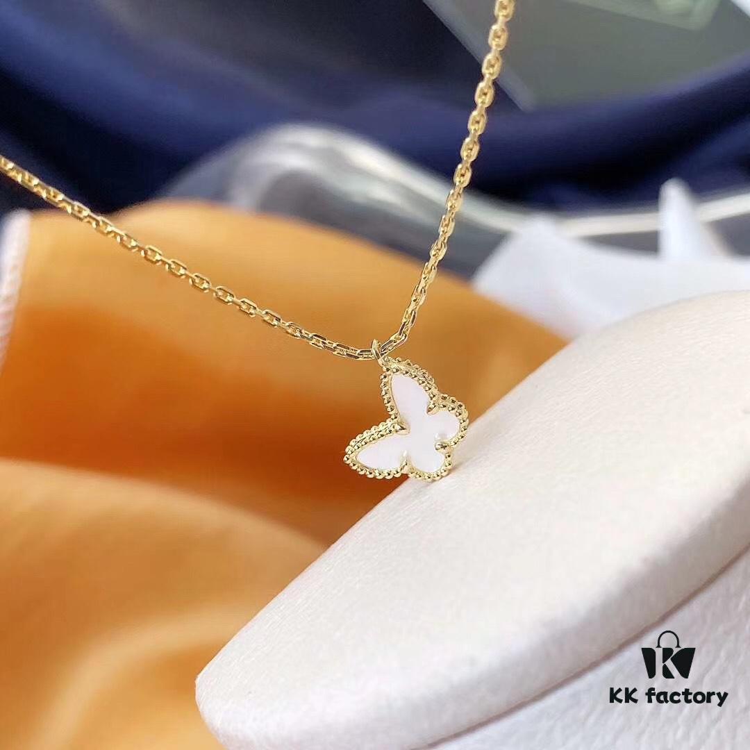 Van Cleef & Arpels Sweet Alhambra Little Butterfly Pendant Necklace