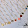 VCA Yellow Gold Four-Leaf Clover Necklace Series