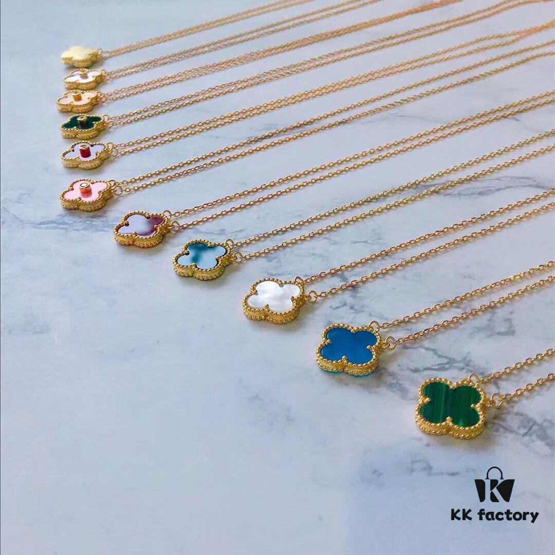 VCA Yellow Gold Four-Leaf Clover Necklace Series
