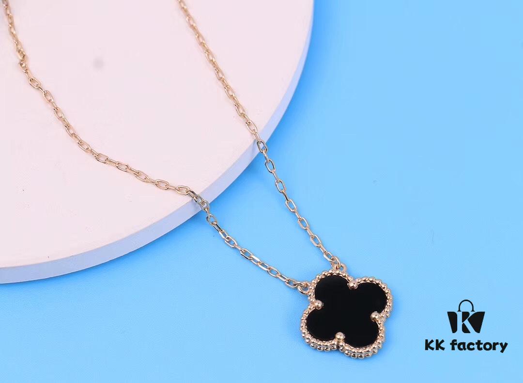 Authentic Purchase, Premium Quality Four-Leaf Clover Necklace